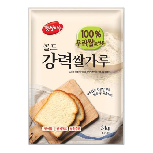 [7월31일까지세일]햇쌀마루 골드강력쌀가루 3kg